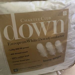 Charter Club down comforter size queen